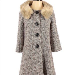 Antropologíe Tabitha Tweed Coat Size 4